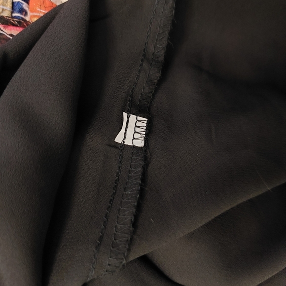 1. STATE Sheer Floral Fuchsia Pink & Black Ruffle Babydoll Spring Summer Dress - Picture 15 of 15